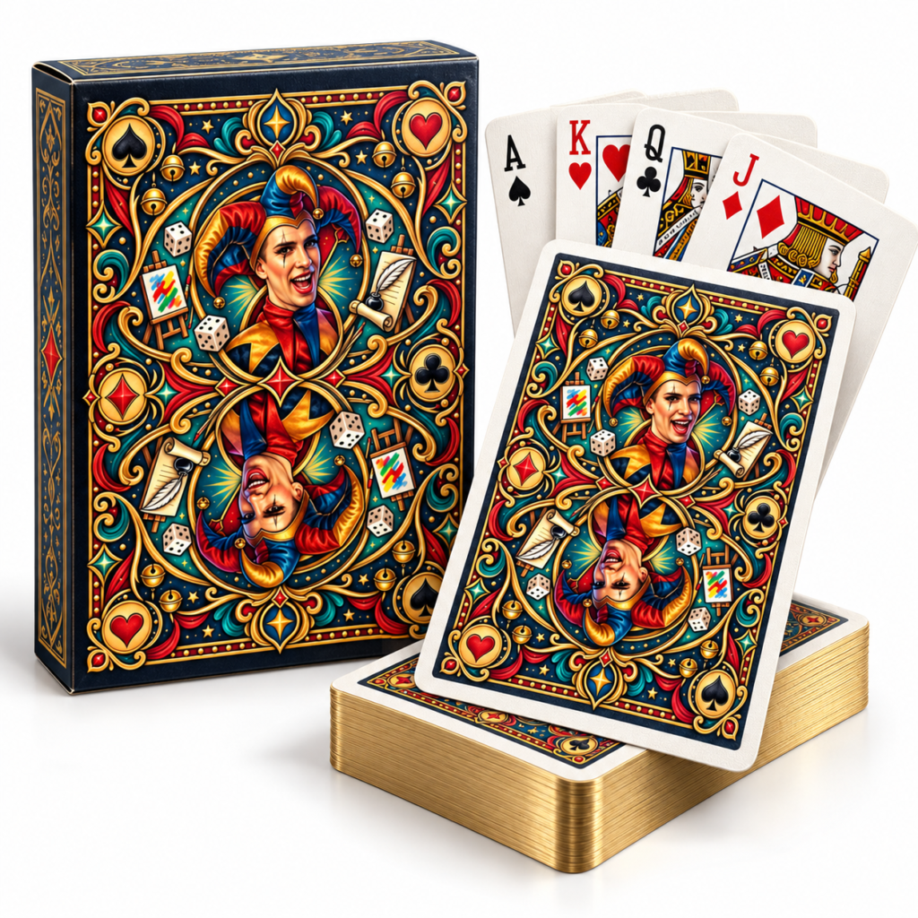Jester Tip Playing Cards – 54-Card Deck