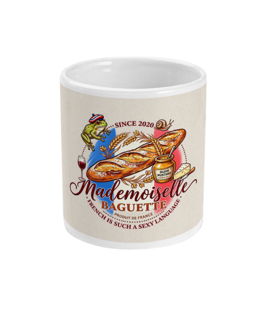 Mademoiselle Baguette 11oz Ceramic Mug