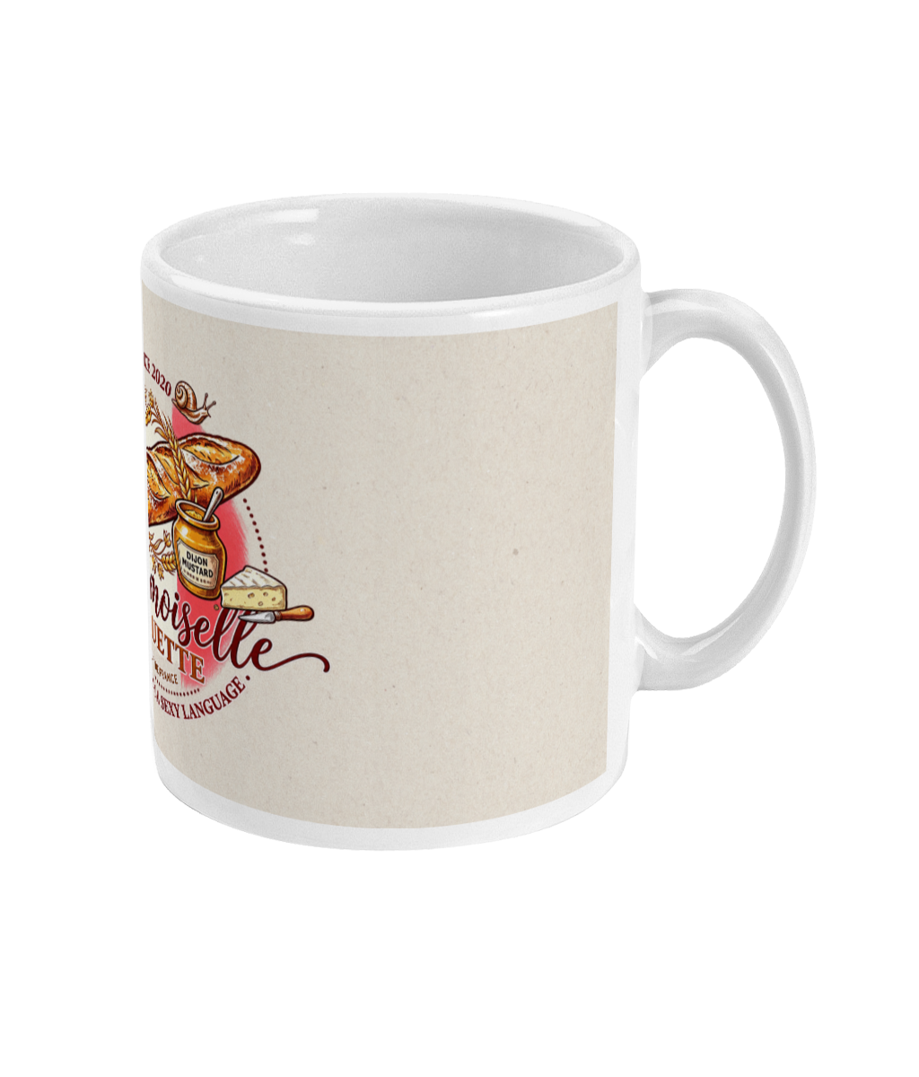 Mademoiselle Baguette 11oz Ceramic Mug - Image 3